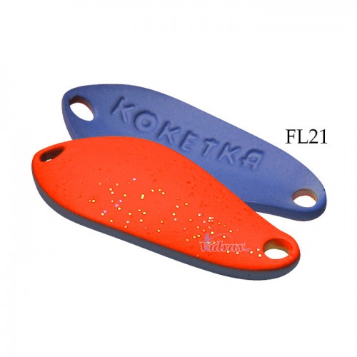 Блесна Koketka 2 г 25 мм FL21 - SV Блесна Koketka 2 г 25 мм FL21 - SV